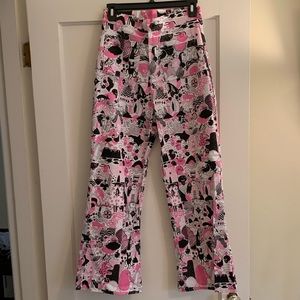 NWT Nooworks Cropped Twill Pants